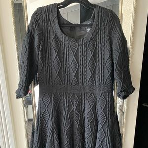 Pink tartan work dress